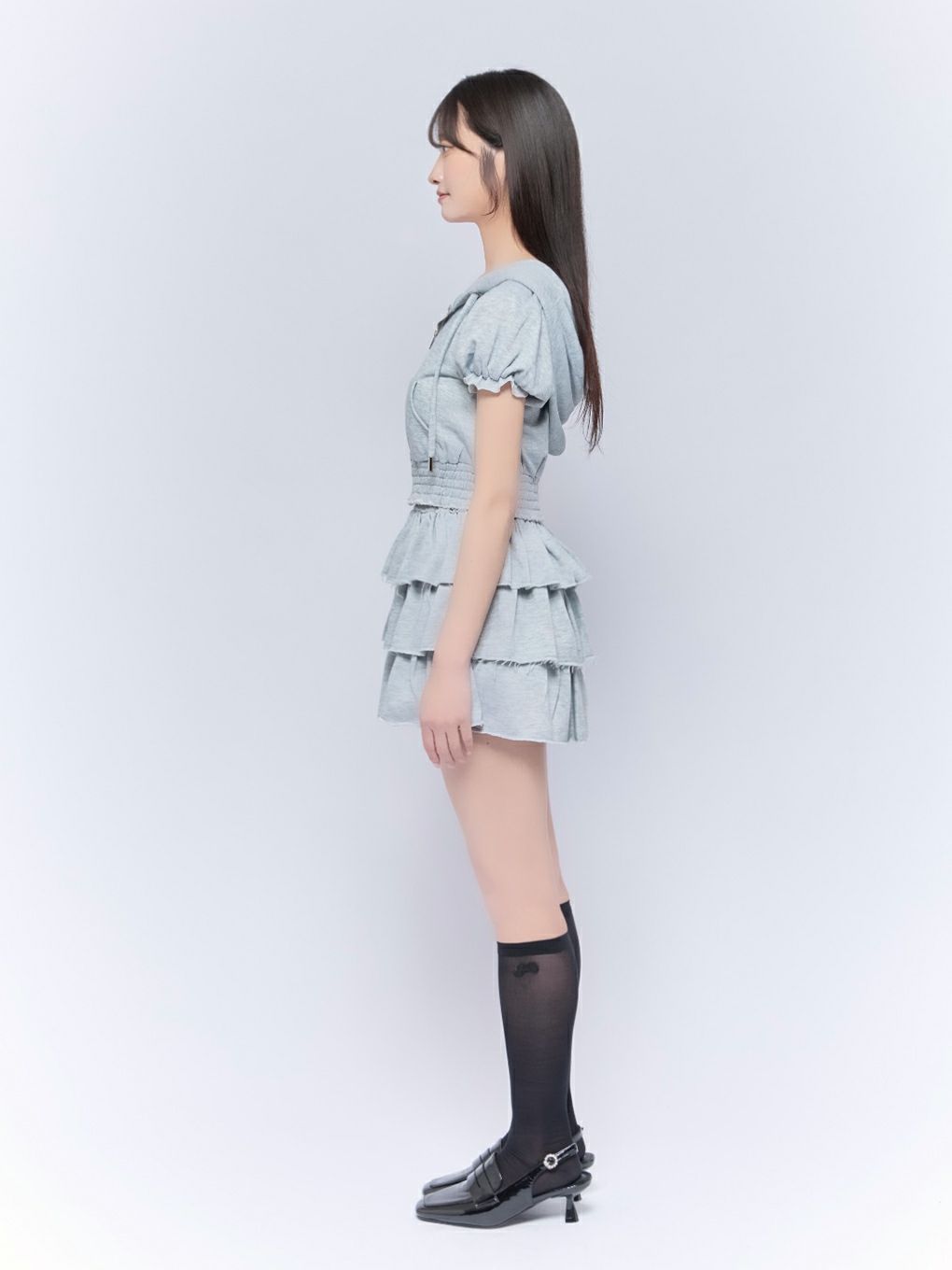 【BUBBLES】ティアードスウェットセットアップ