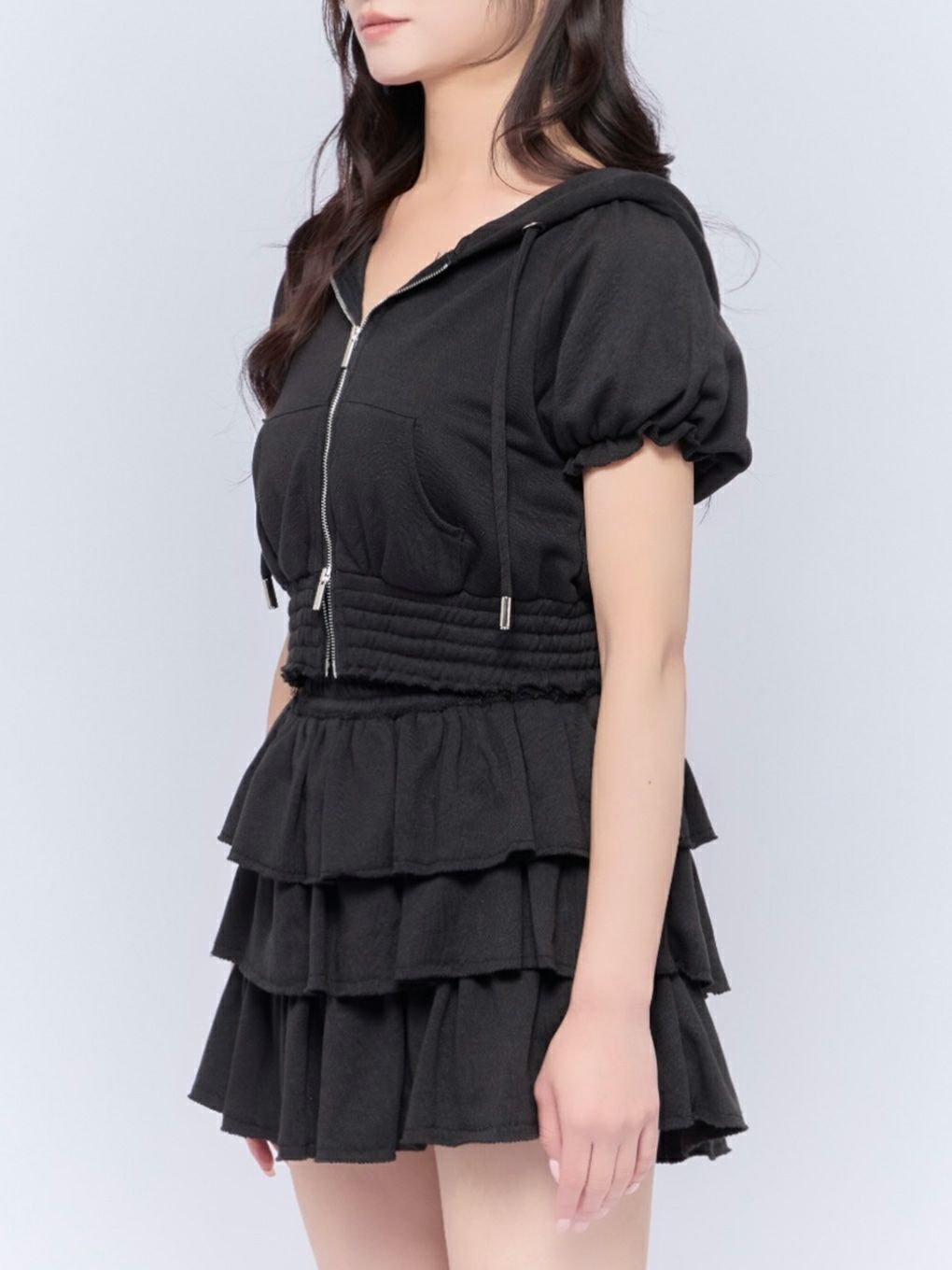 【BUBBLES】ティアードスウェットセットアップ