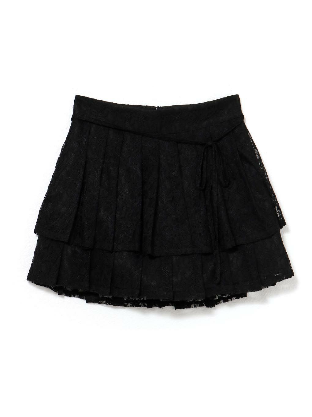 【BUBBLES】ティアードプリーツスカパン