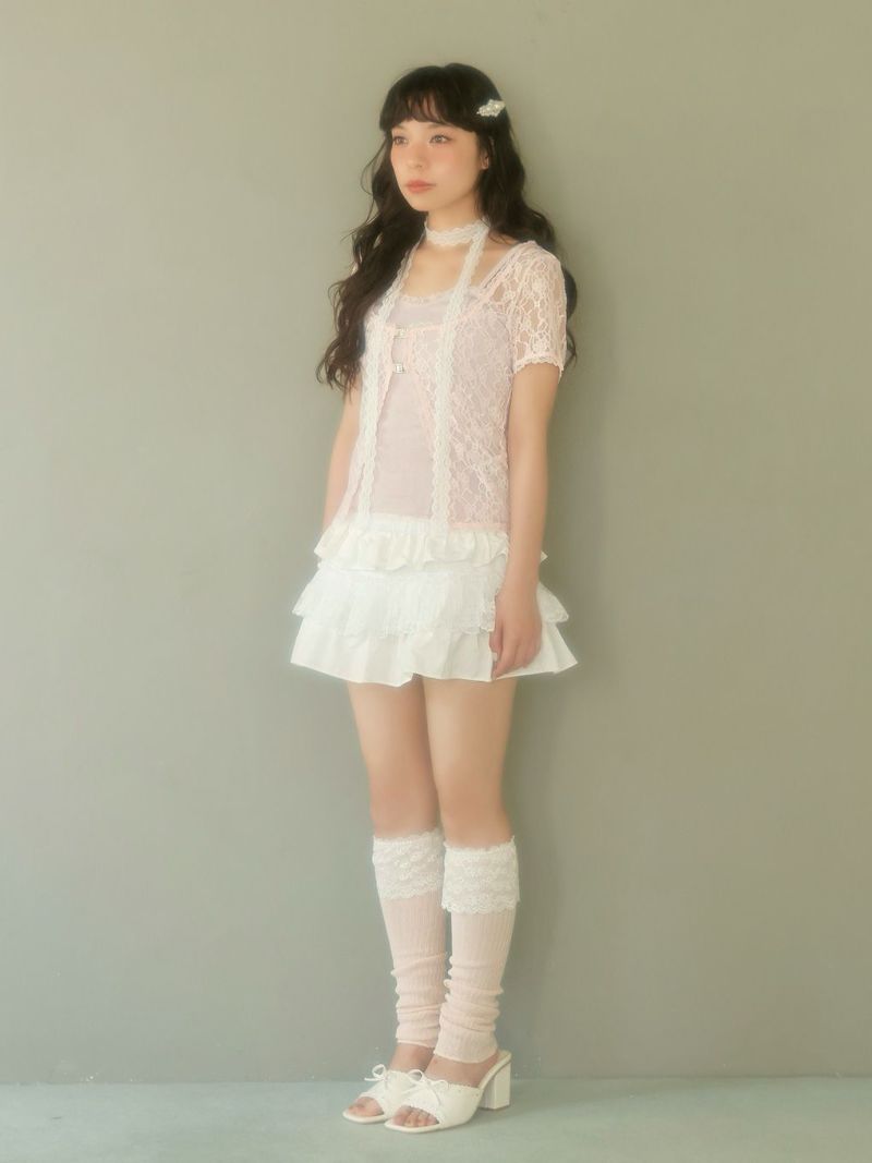 BUBBLES プリントレースアンサンブル BUBBLES】レースアンサンブル | sparkling mall online store