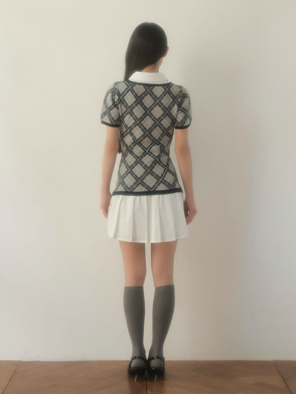 【BUBBLES】スクールガーリーリボンワンピース