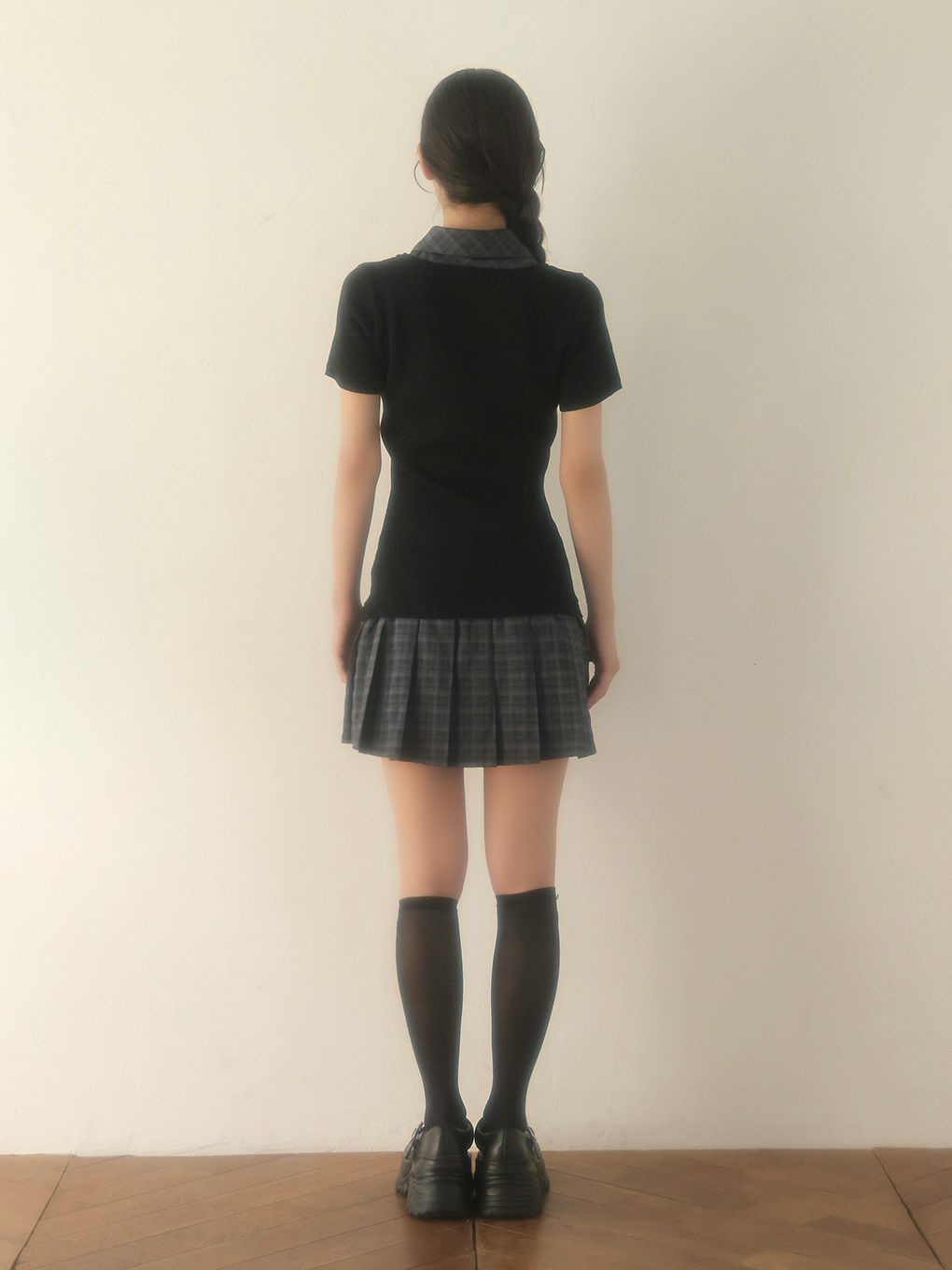 【BUBBLES】スクールガーリーリボンワンピース