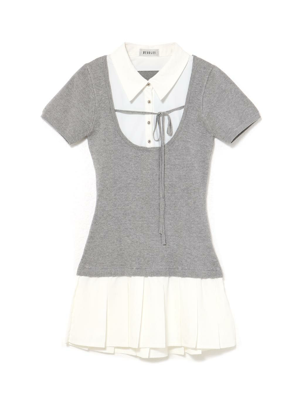 【BUBBLES】スクールガーリーリボンワンピース