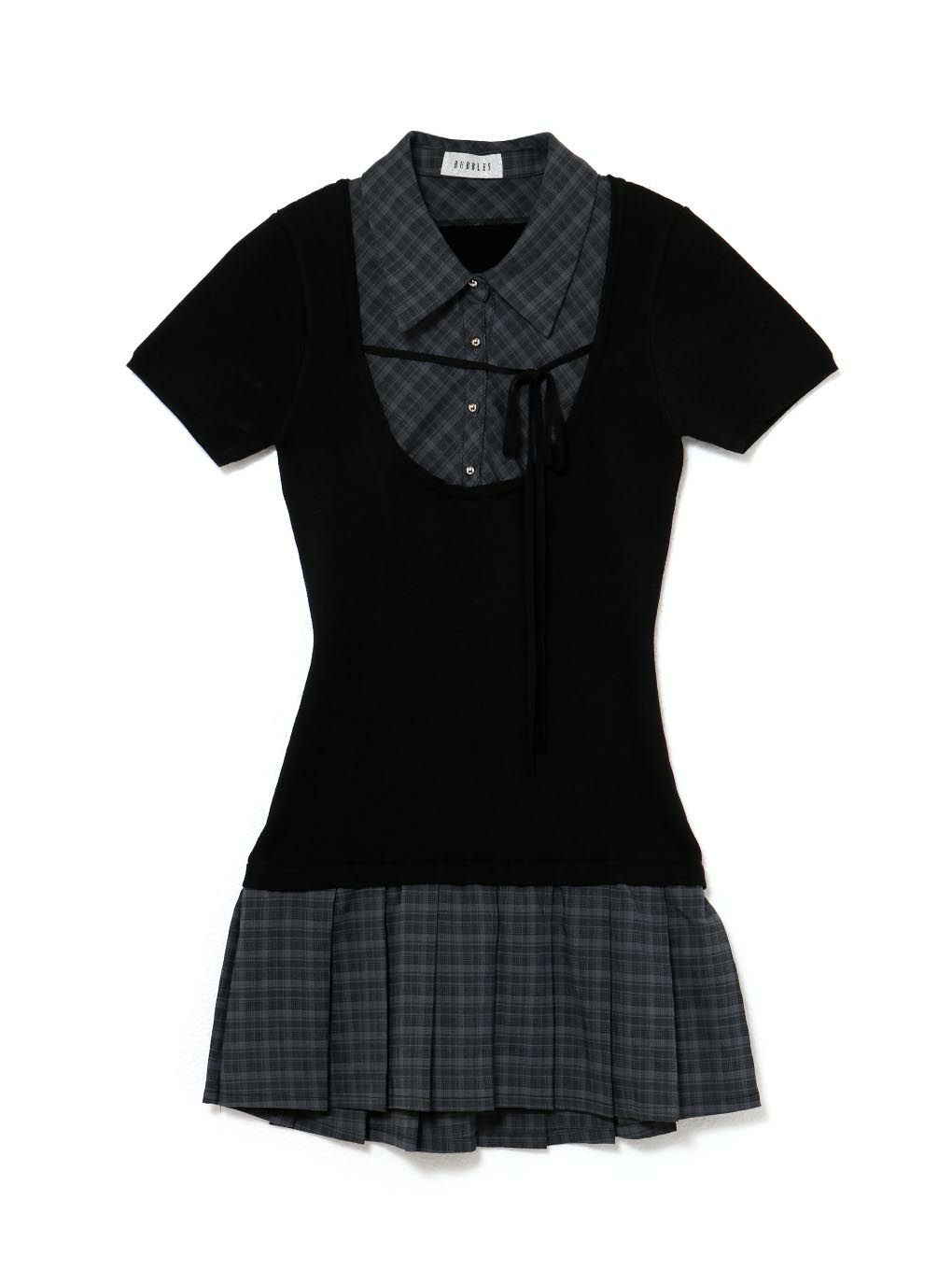 【BUBBLES】スクールガーリーリボンワンピース