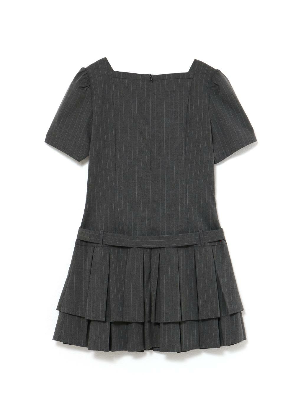 【BUBBLES】スクエアプリーツワンピース