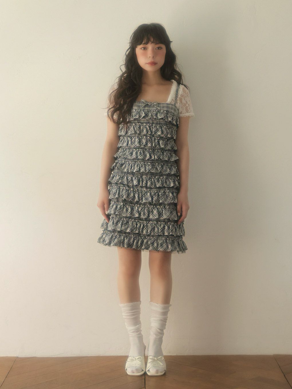 【BUBBLES】ミニフリルワンピース