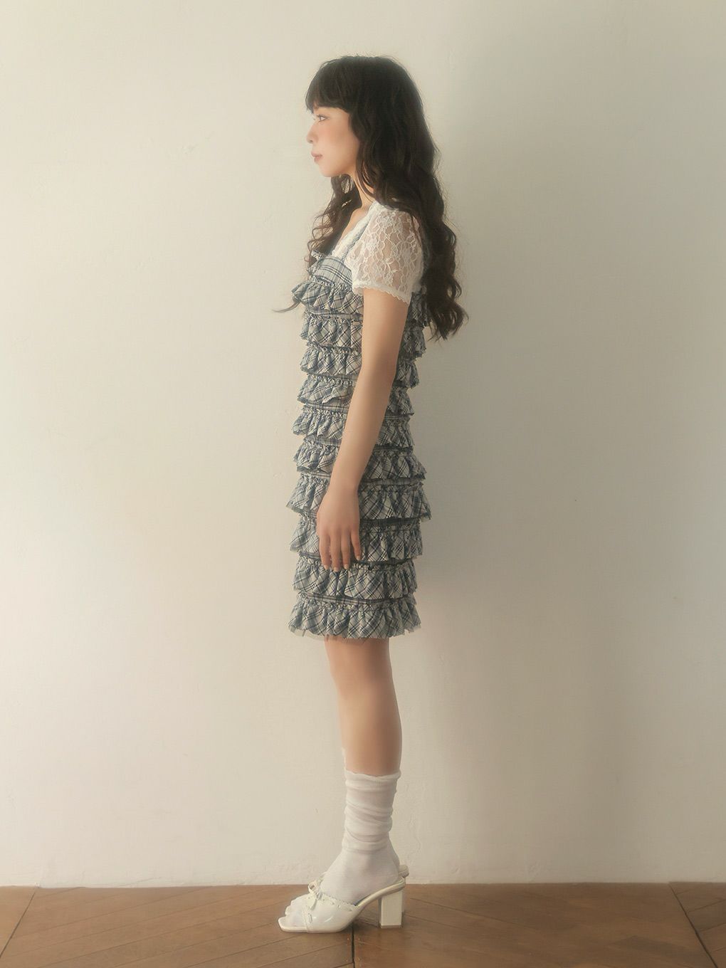 【BUBBLES】ミニフリルワンピース