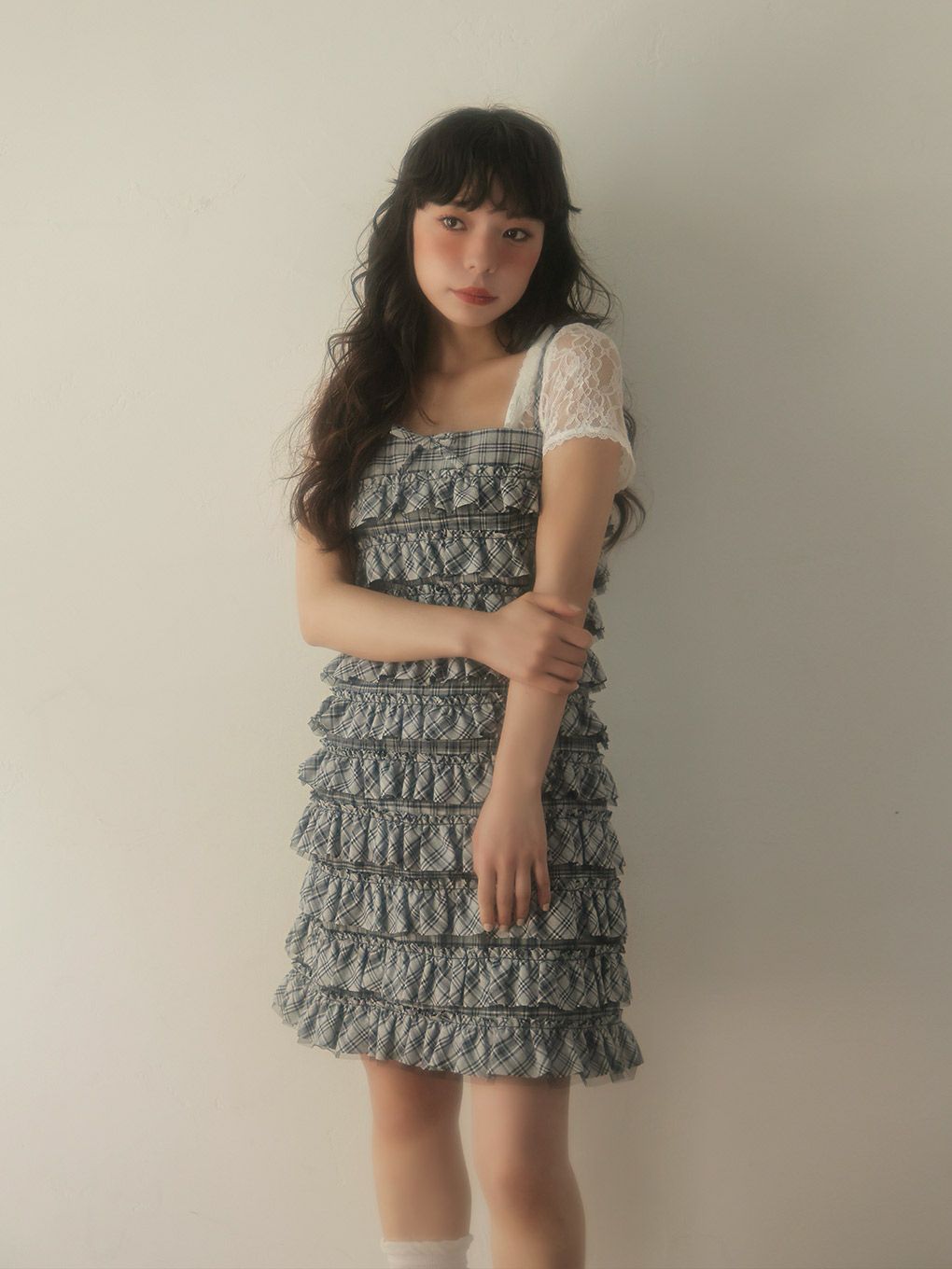 【BUBBLES】ミニフリルワンピース