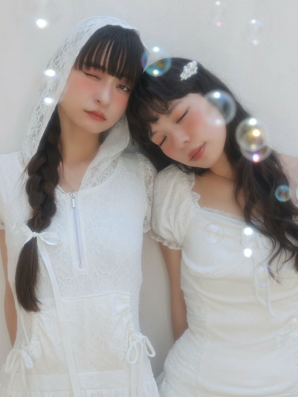 【BUBBLES】パターンガーリートップス