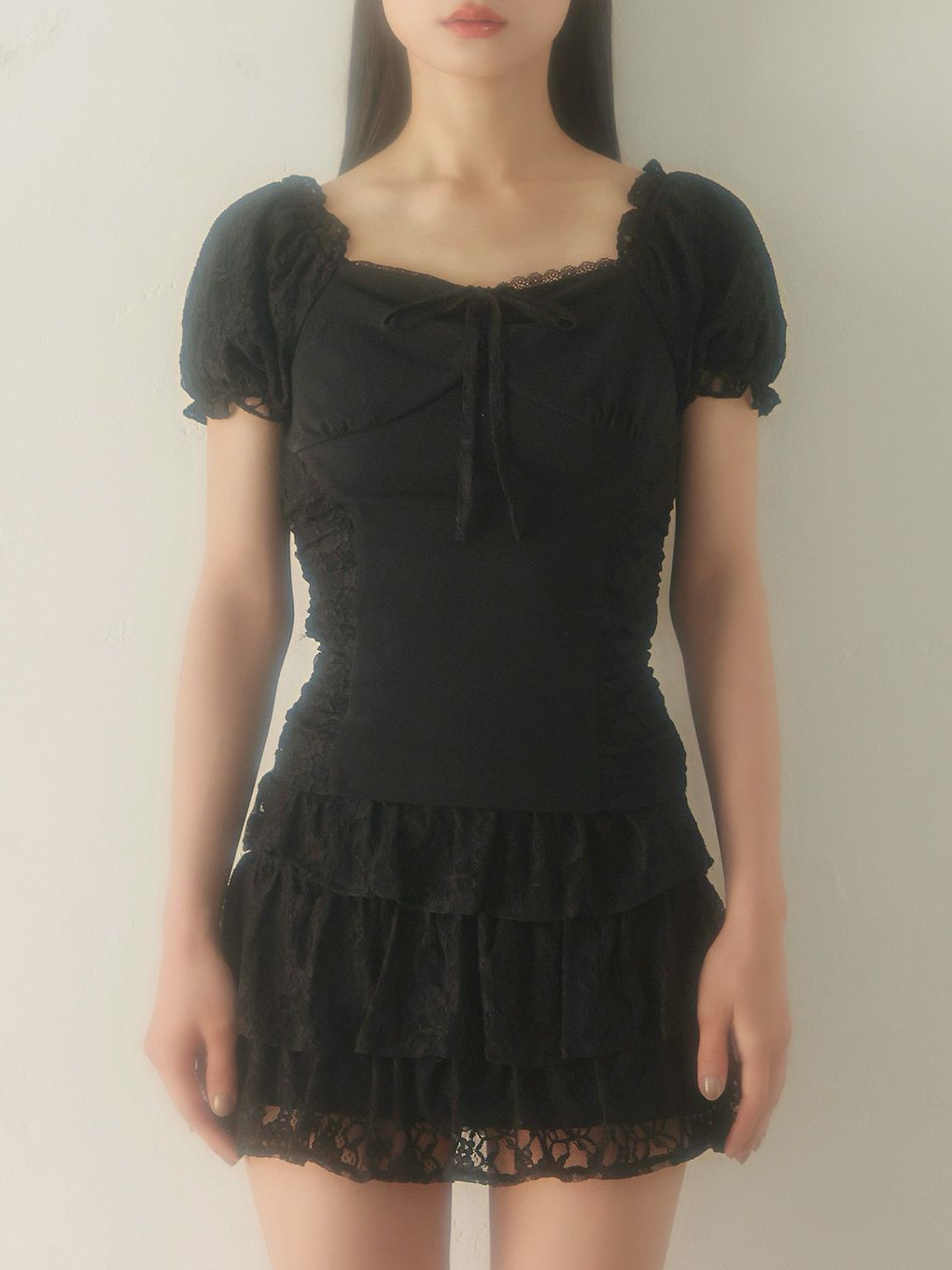 【BUBBLES】パターンガーリートップス