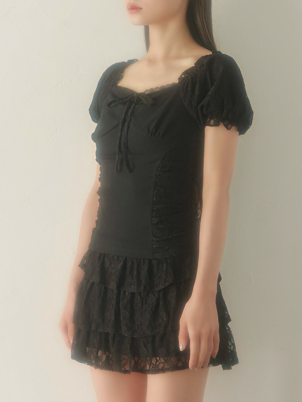 【BUBBLES】パターンガーリートップス