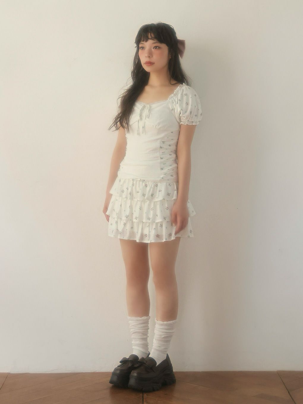 【BUBBLES】パターンガーリートップス