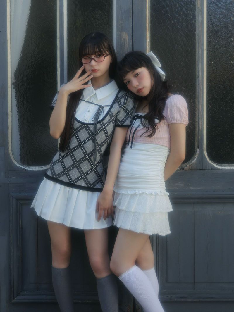 BUBBLES】レースリボンアンサンブル | sparkling mall online store