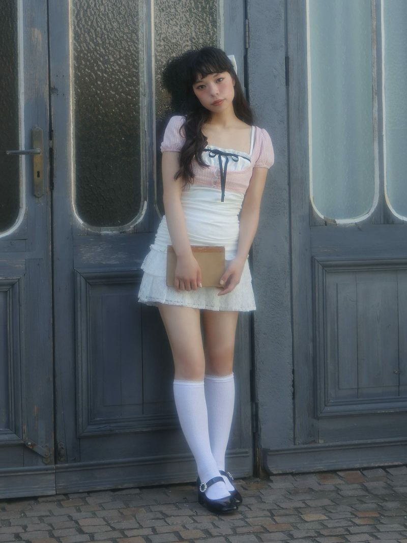 BUBBLES】レースリボンアンサンブル | sparkling mall online store