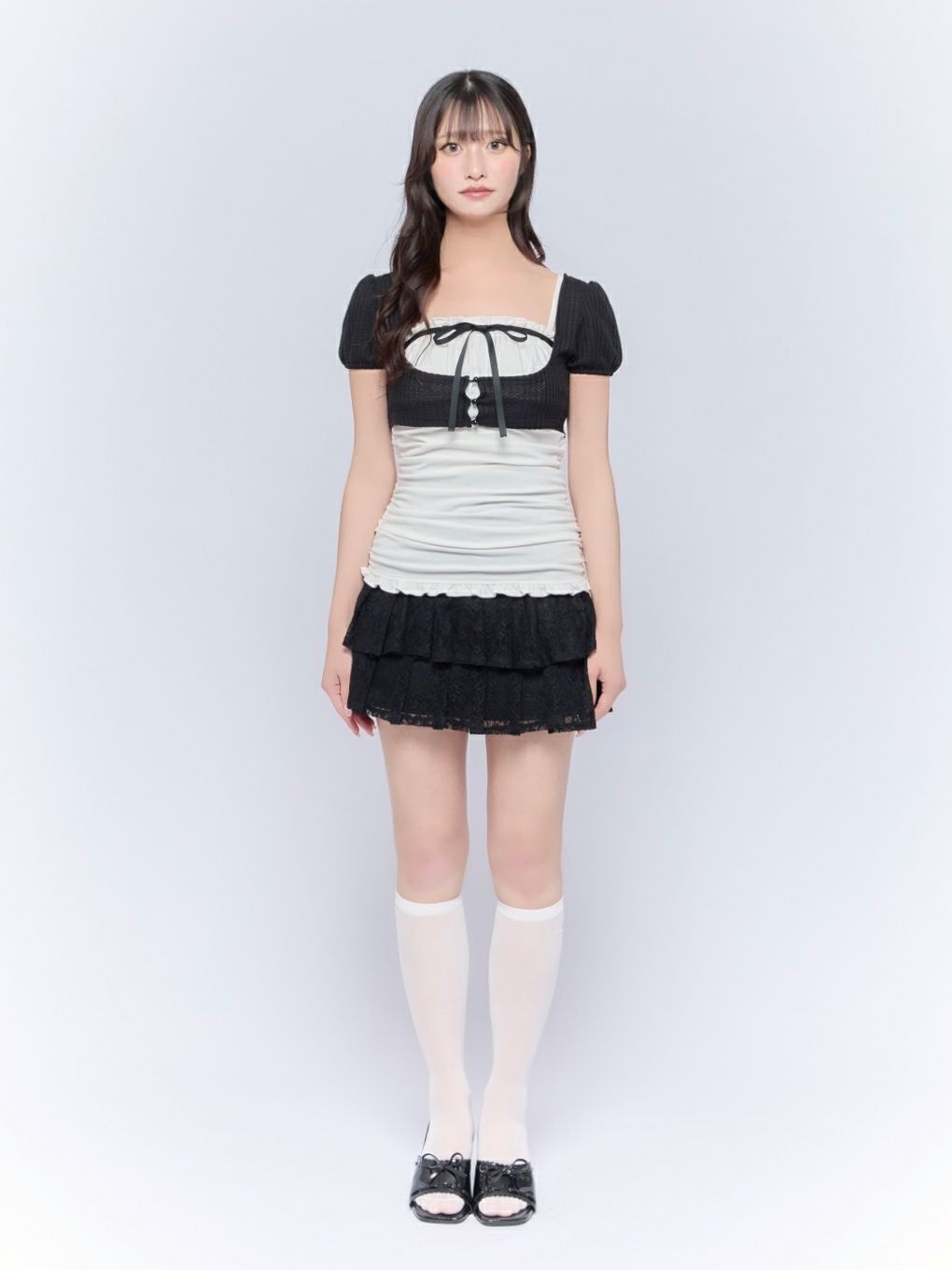 【BUBBLES】レースリボンアンサンブル