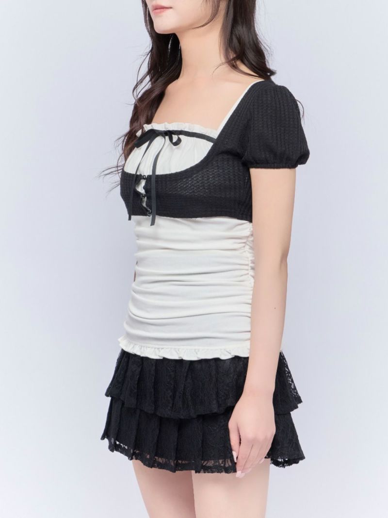 BUBBLES】レースリボンアンサンブル | sparkling mall online store
