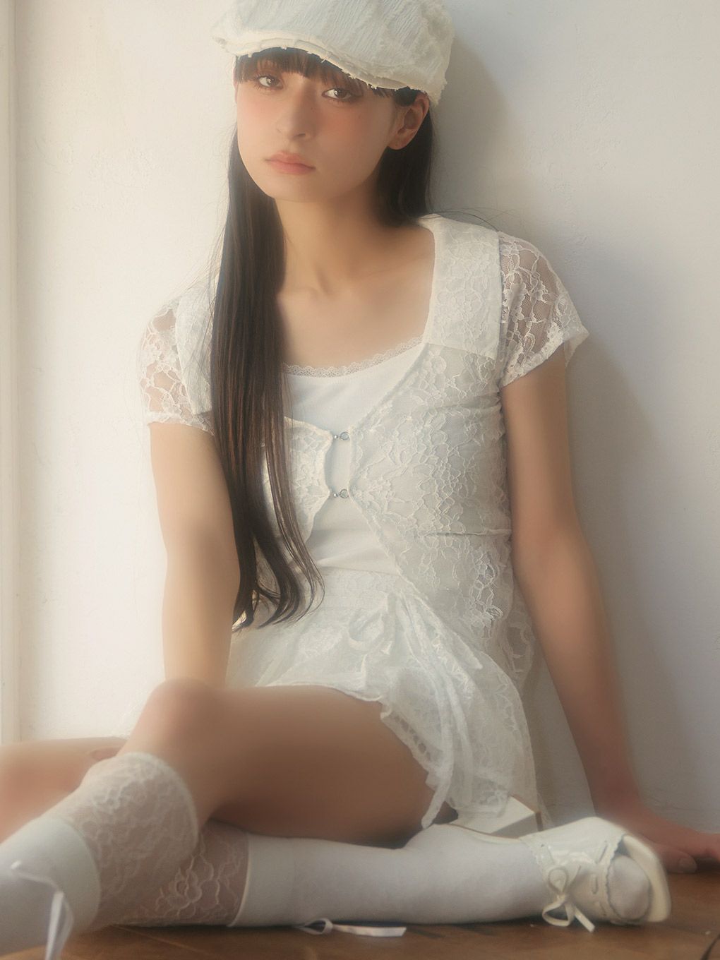 【BUBBLES】レースレイヤードトップス