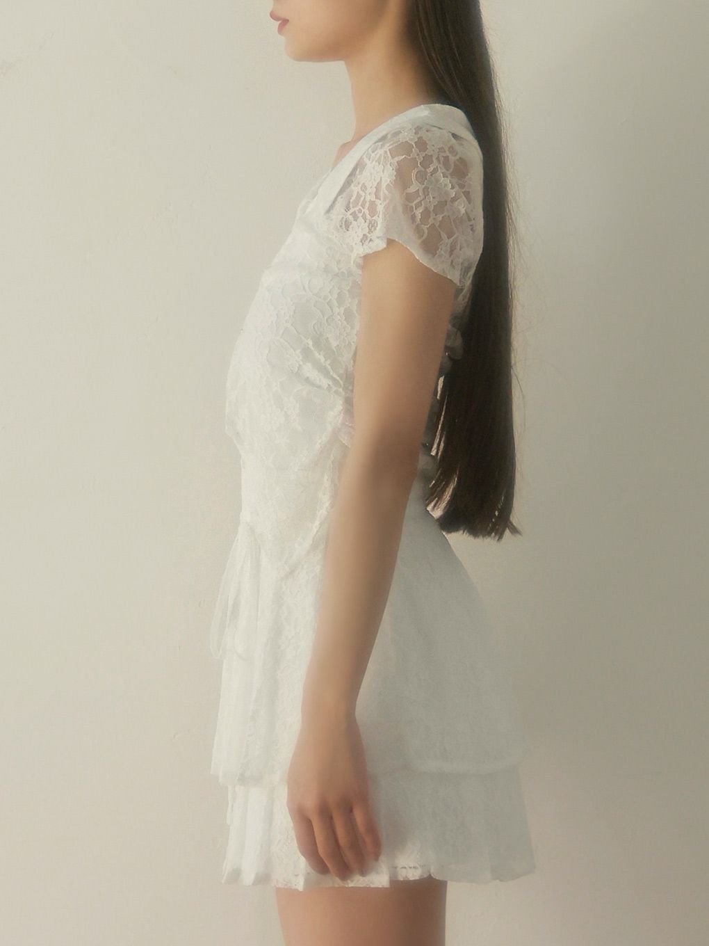 【BUBBLES】レースレイヤードトップス