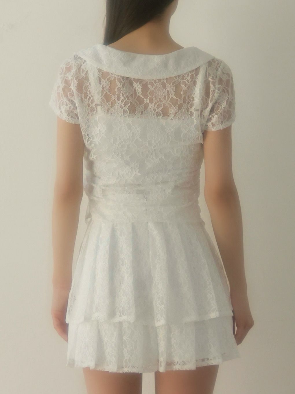 【BUBBLES】レースレイヤードトップス