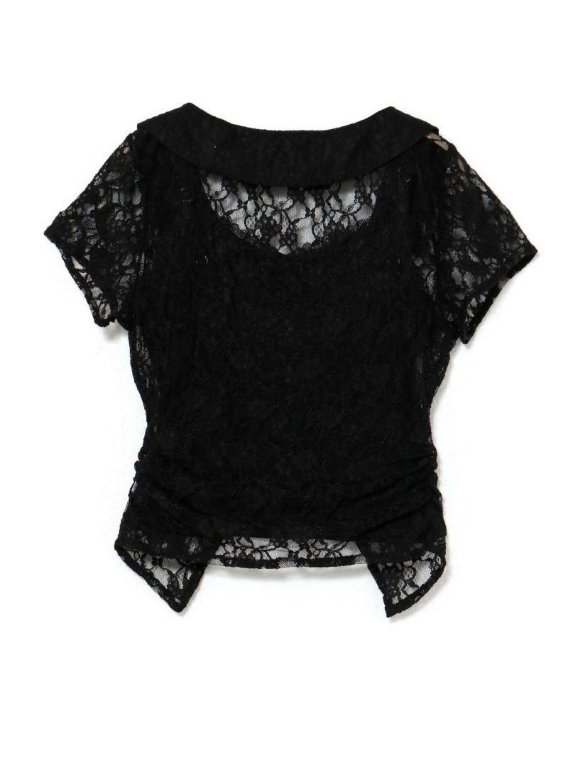 BUBBLES】レースレイヤードトップス | sparkling mall online store