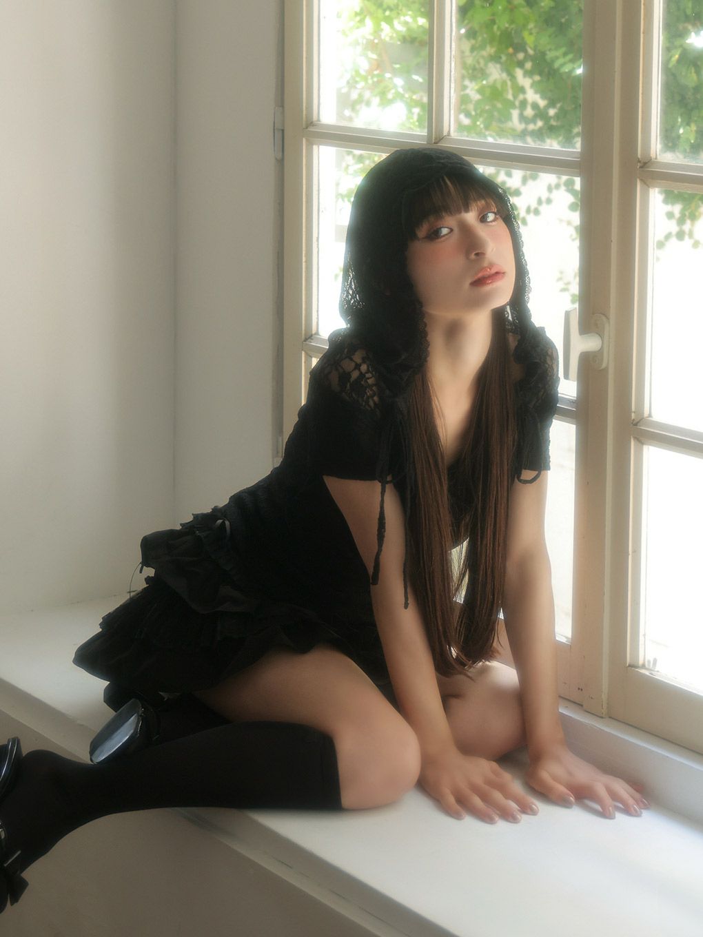 【BUBBLES】レースフーディートップス