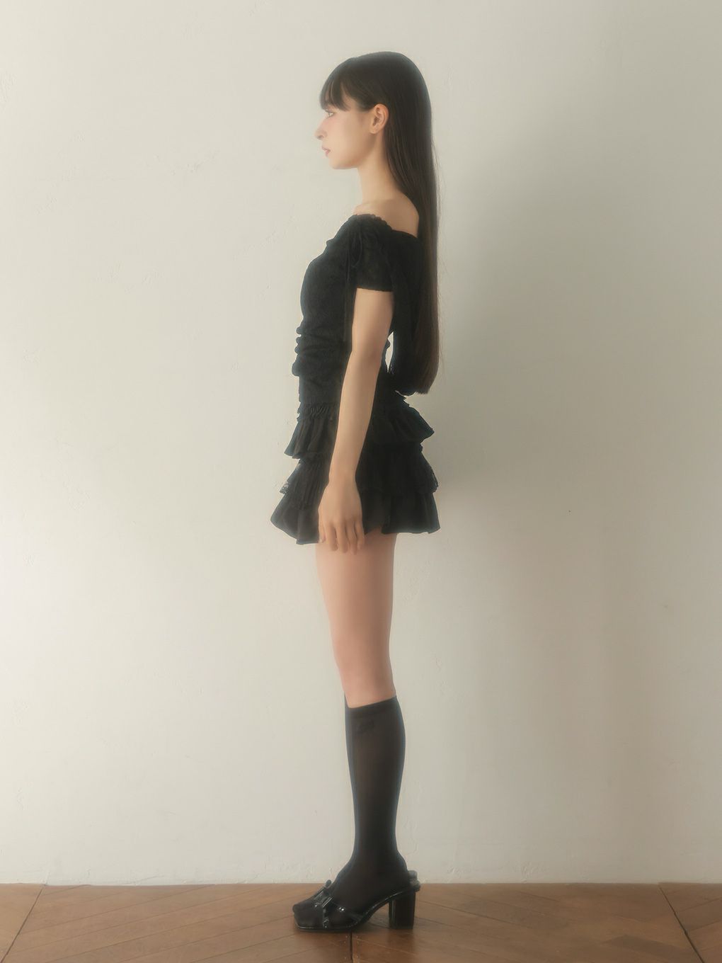 【BUBBLES】レースフーディートップス