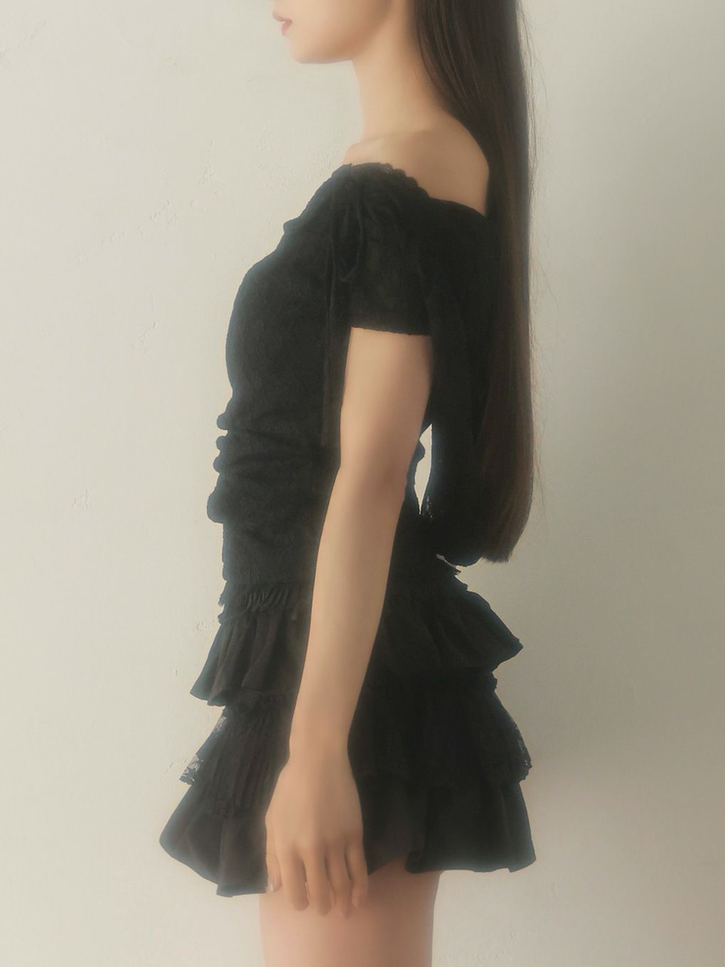 【BUBBLES】レースフーディートップス