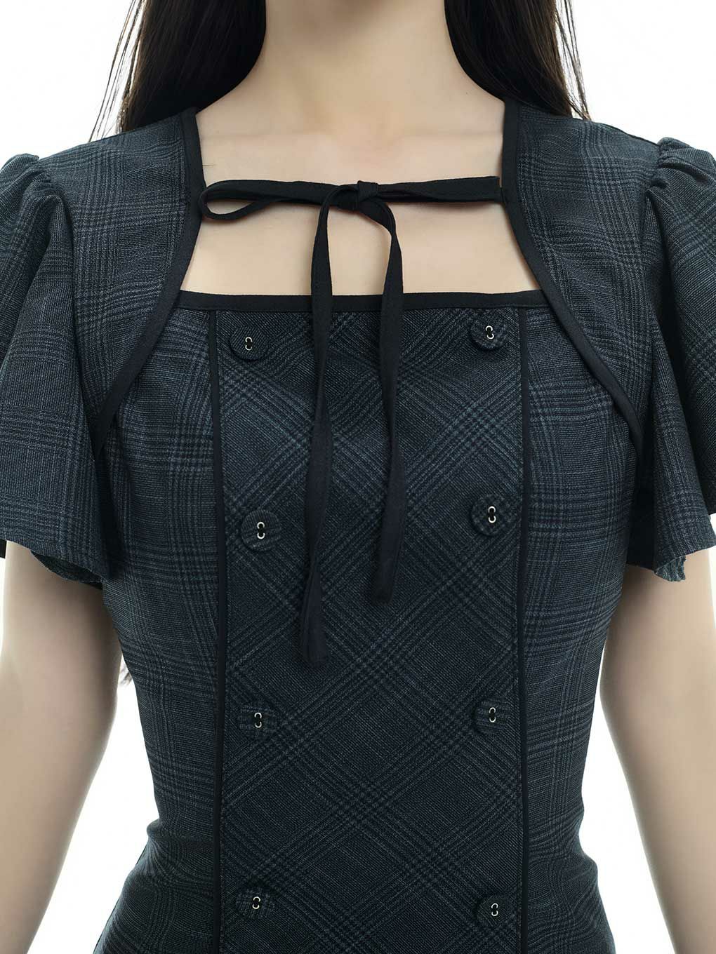 【BUBBLES】フレアティアードワンピース