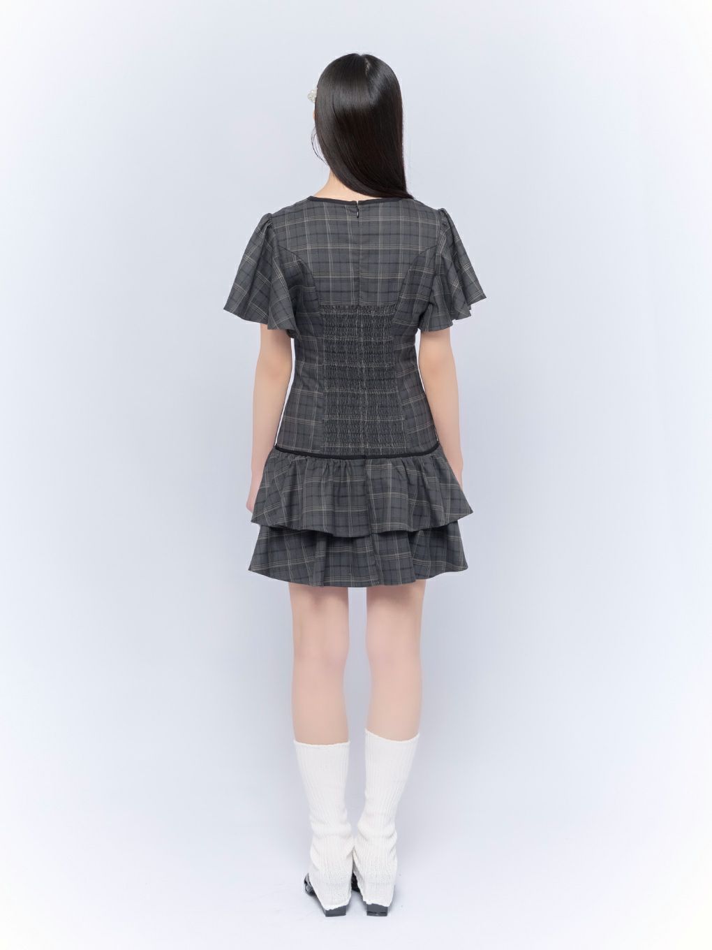 【BUBBLES】フレアティアードワンピース