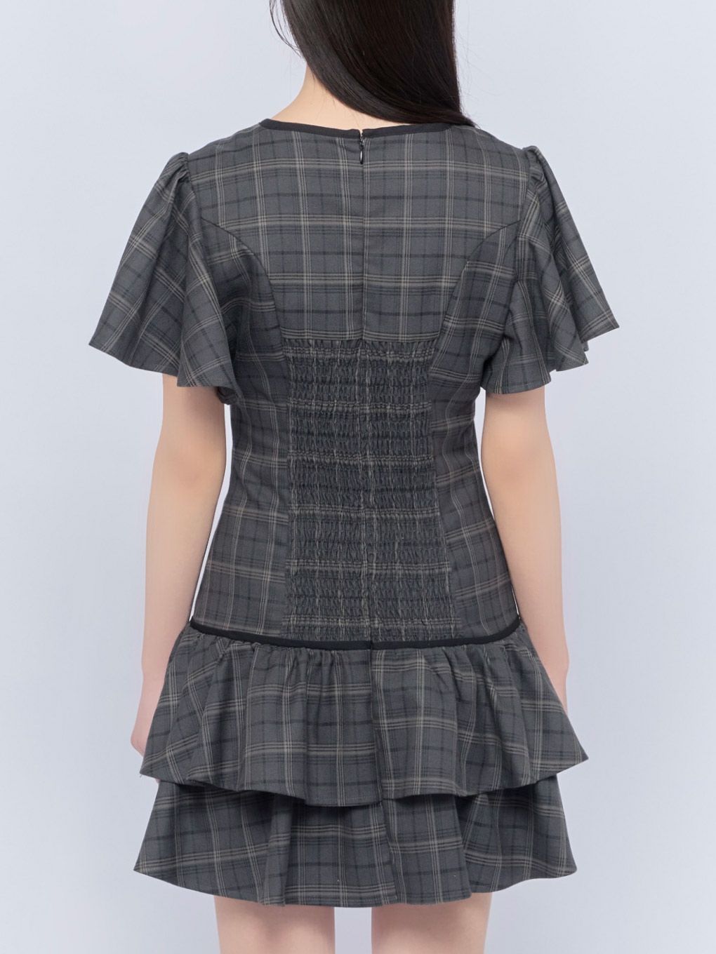 【BUBBLES】フレアティアードワンピース