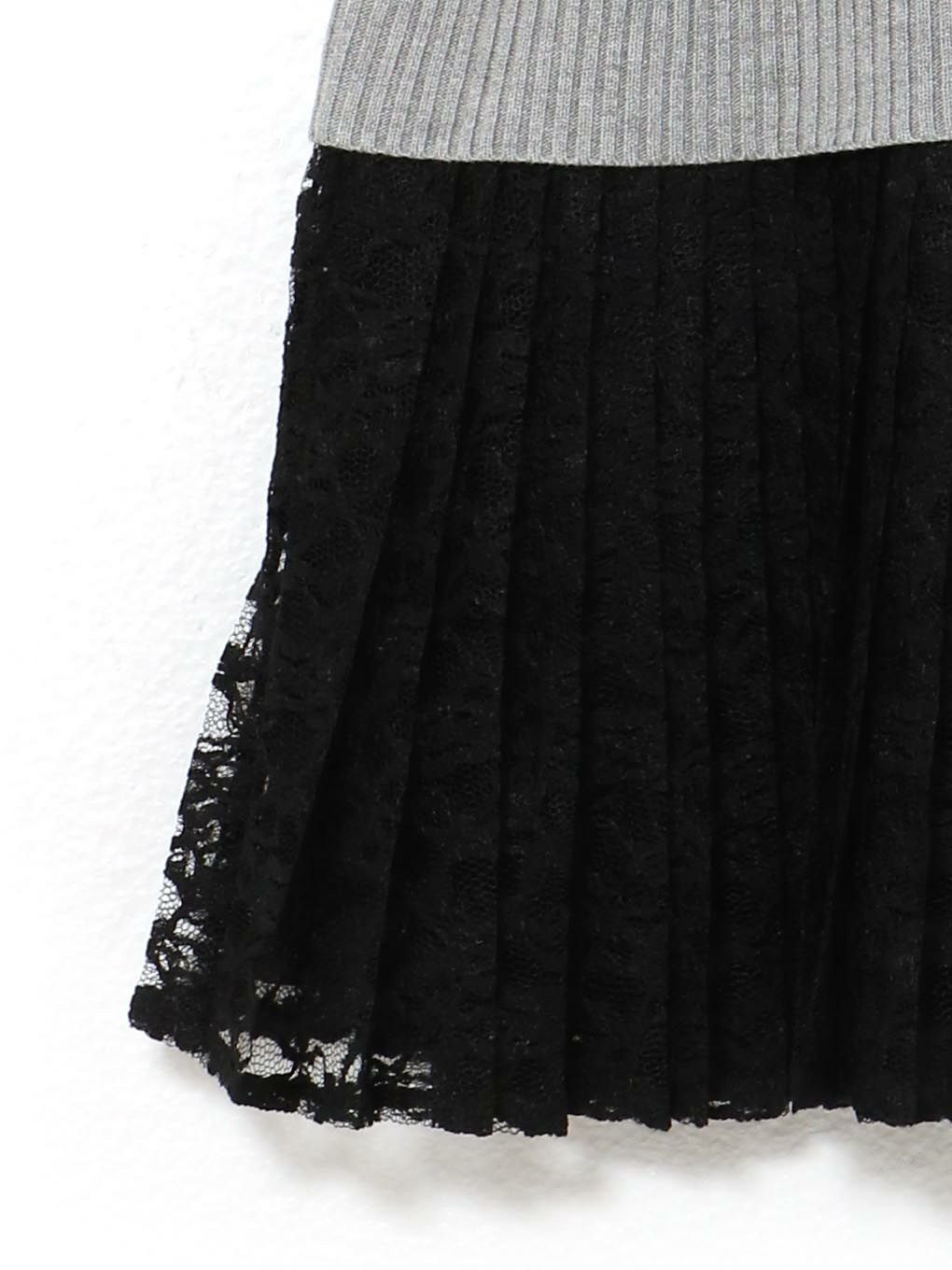 【BUBBLES】レイヤードプリーツワンピース