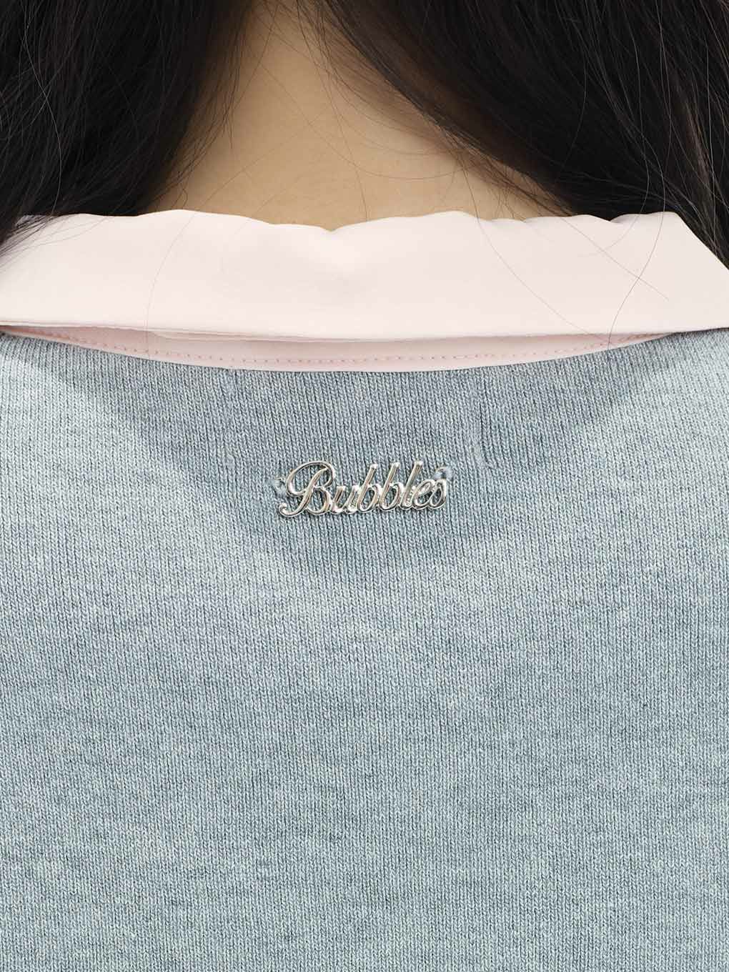 【BUBBLES】リボンシャツトップス