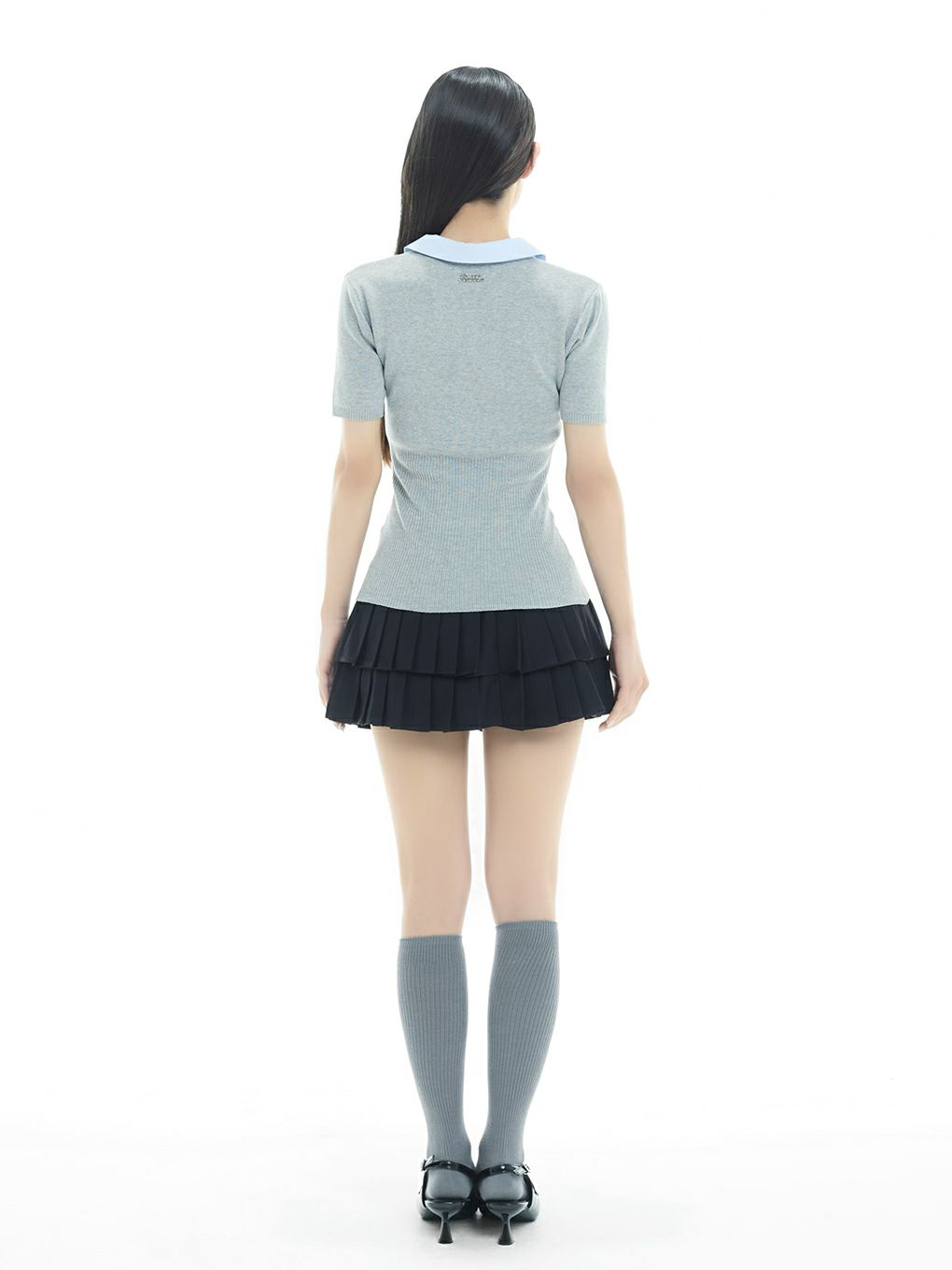 【BUBBLES】リボンシャツトップス