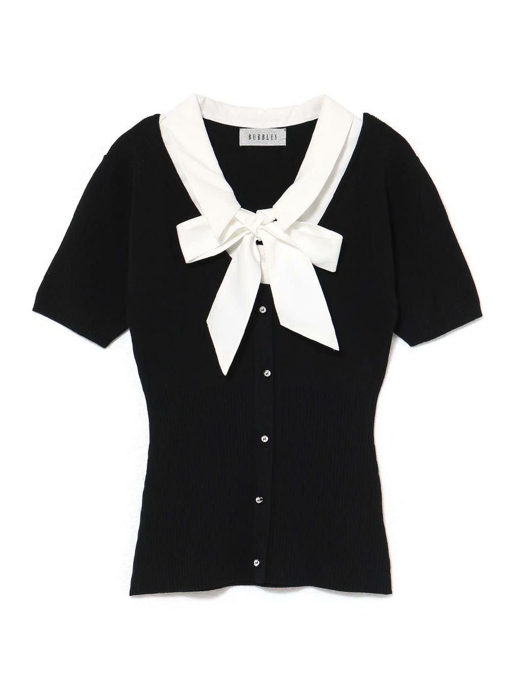 【BUBBLES】リボンシャツトップス