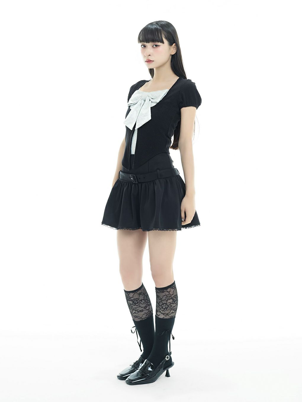 【BUBBLES】ベルトフレアスカパン