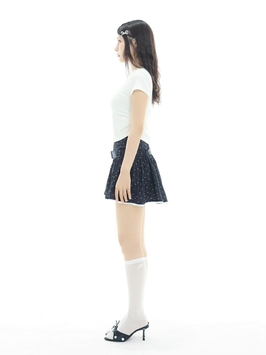 【BUBBLES】ベルトフレアスカパン