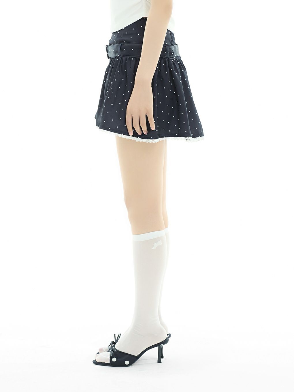 【BUBBLES】ベルトフレアスカパン