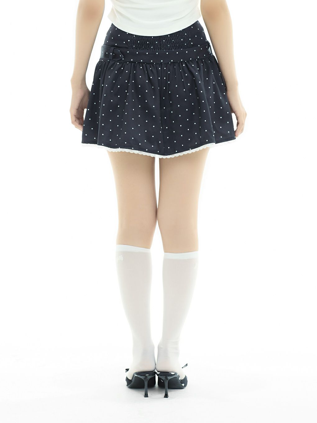 【BUBBLES】ベルトフレアスカパン