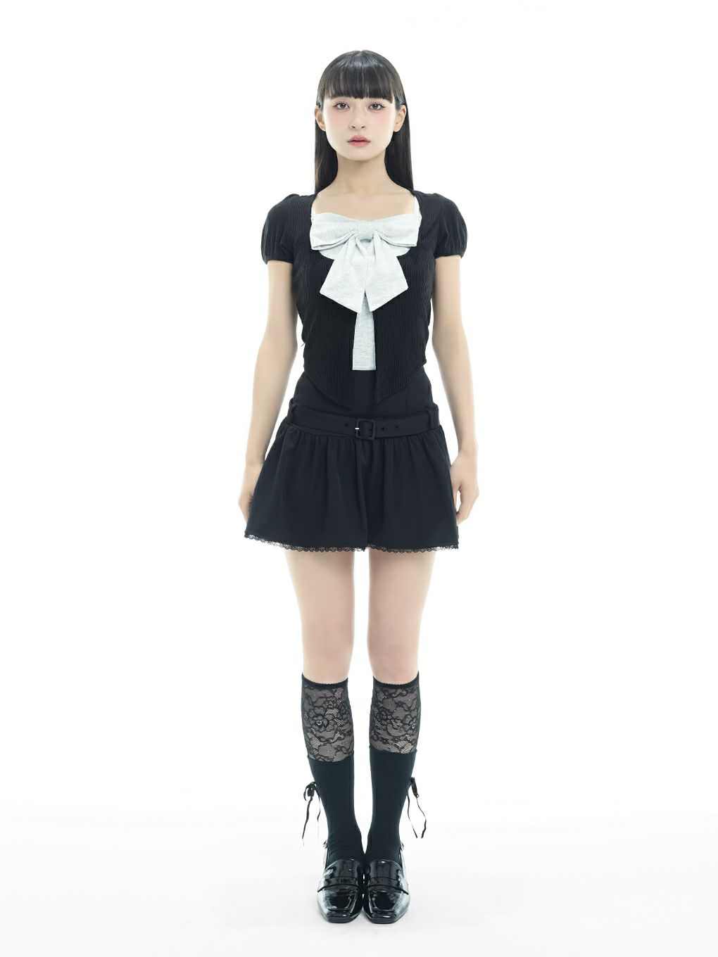 【BUBBLES】ベルトフレアスカパン