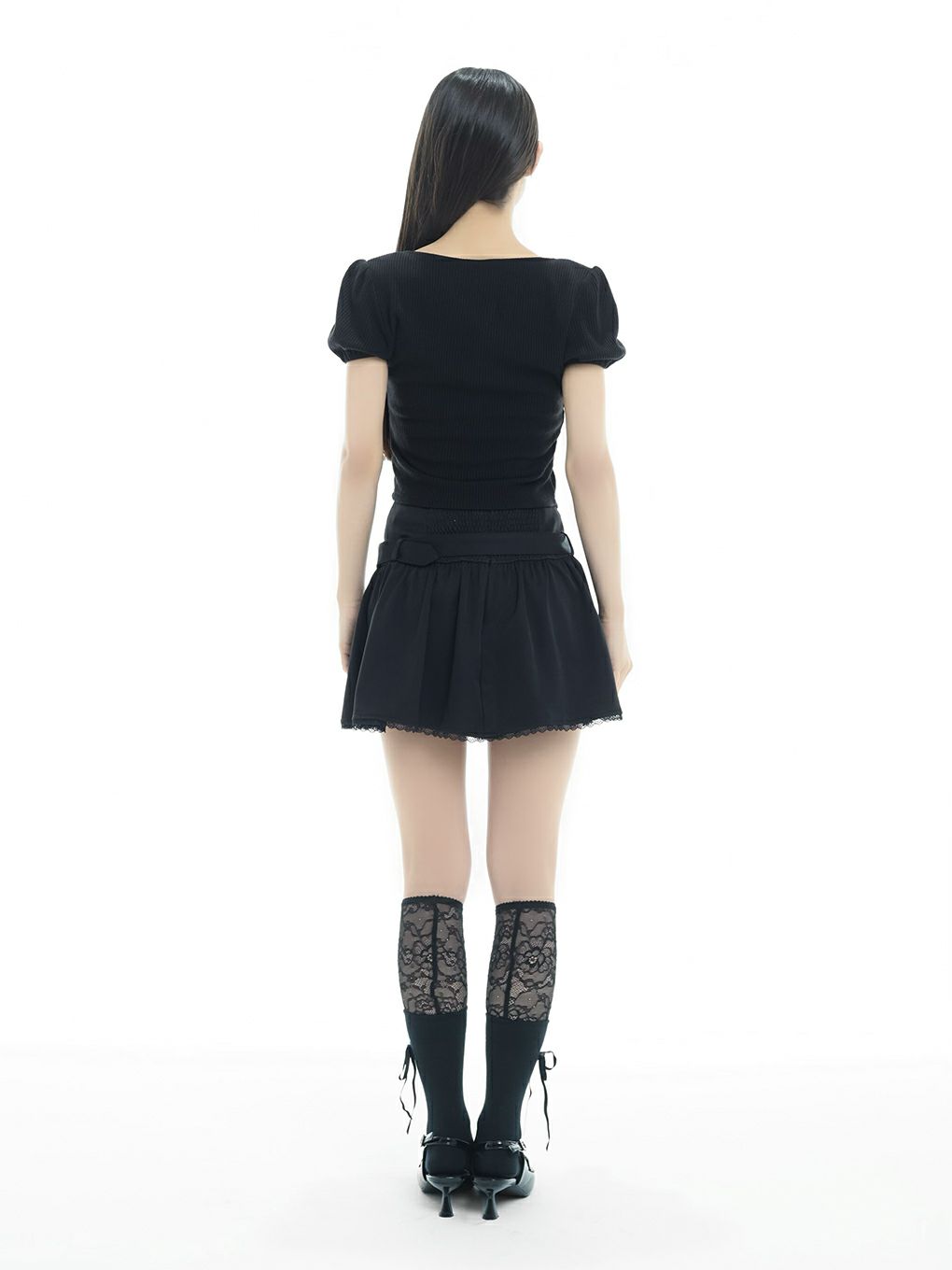 【BUBBLES】ベルトフレアスカパン