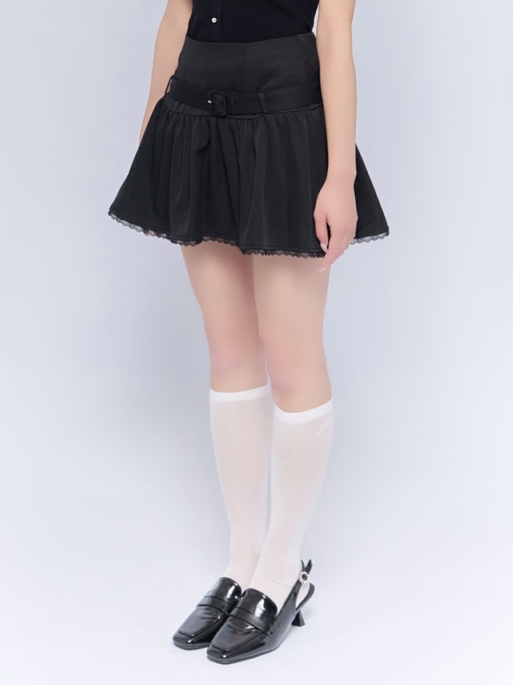 【BUBBLES】ベルトフレアスカパン