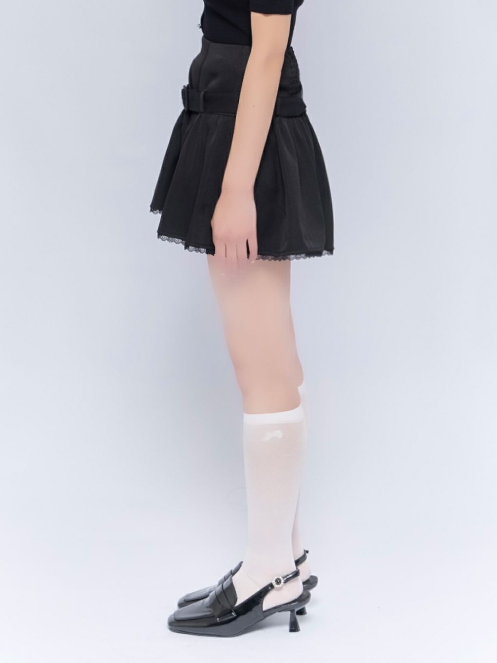 【BUBBLES】ベルトフレアスカパン