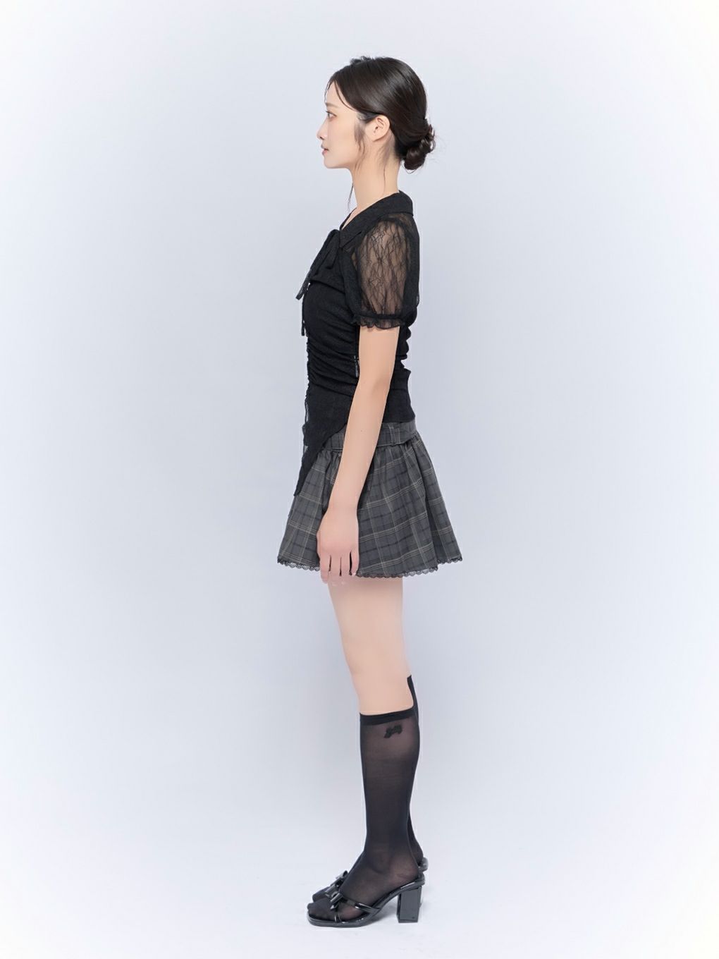 【BUBBLES】ベルトフレアスカパン