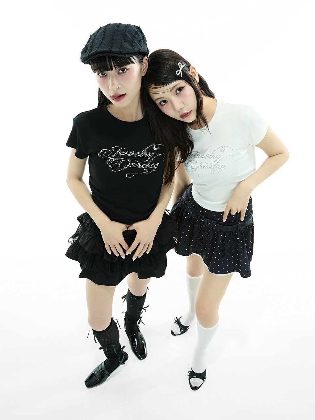 【BUBBLES】ビジューミニTEE