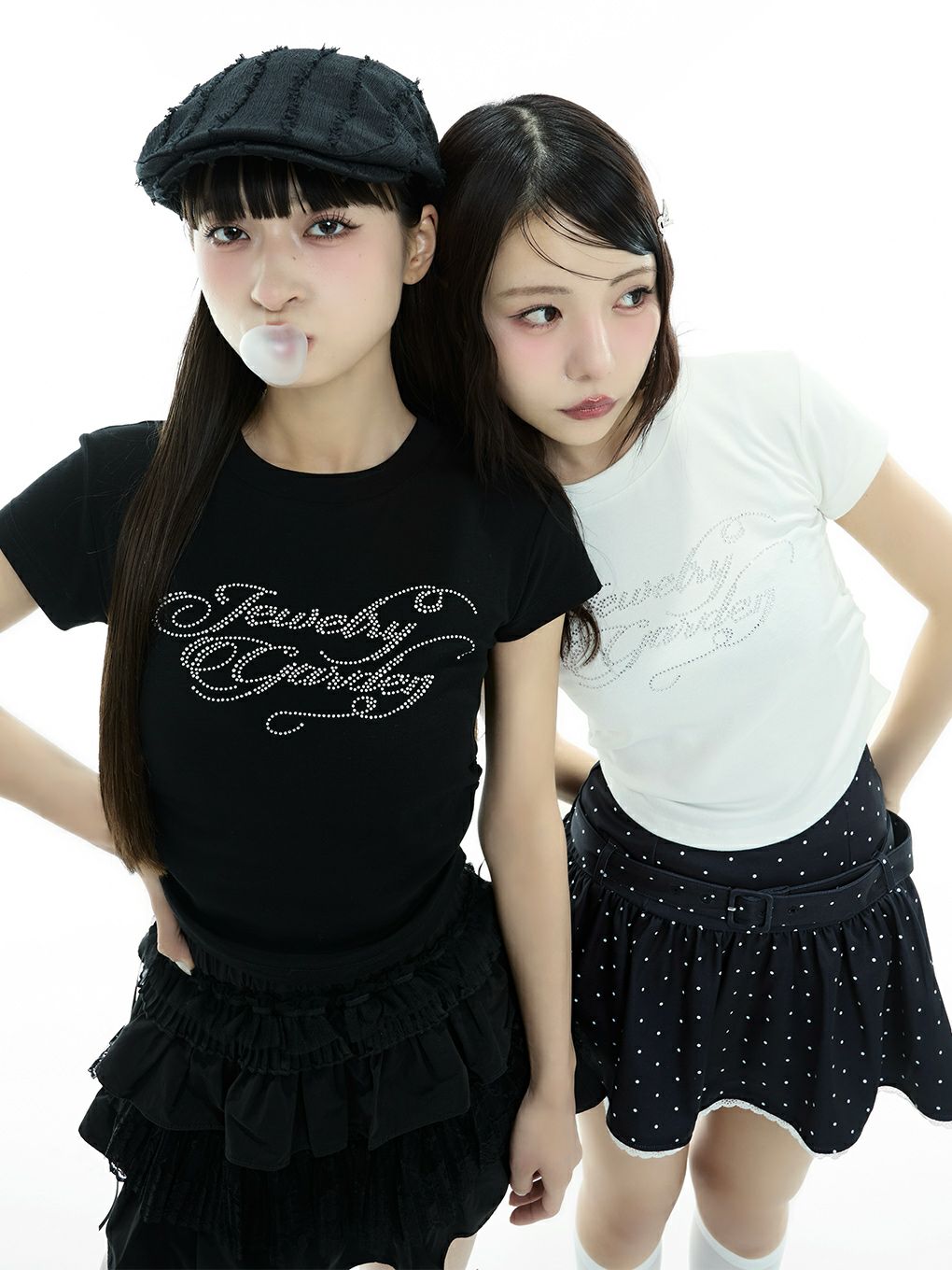 【BUBBLES】ビジューミニTEE