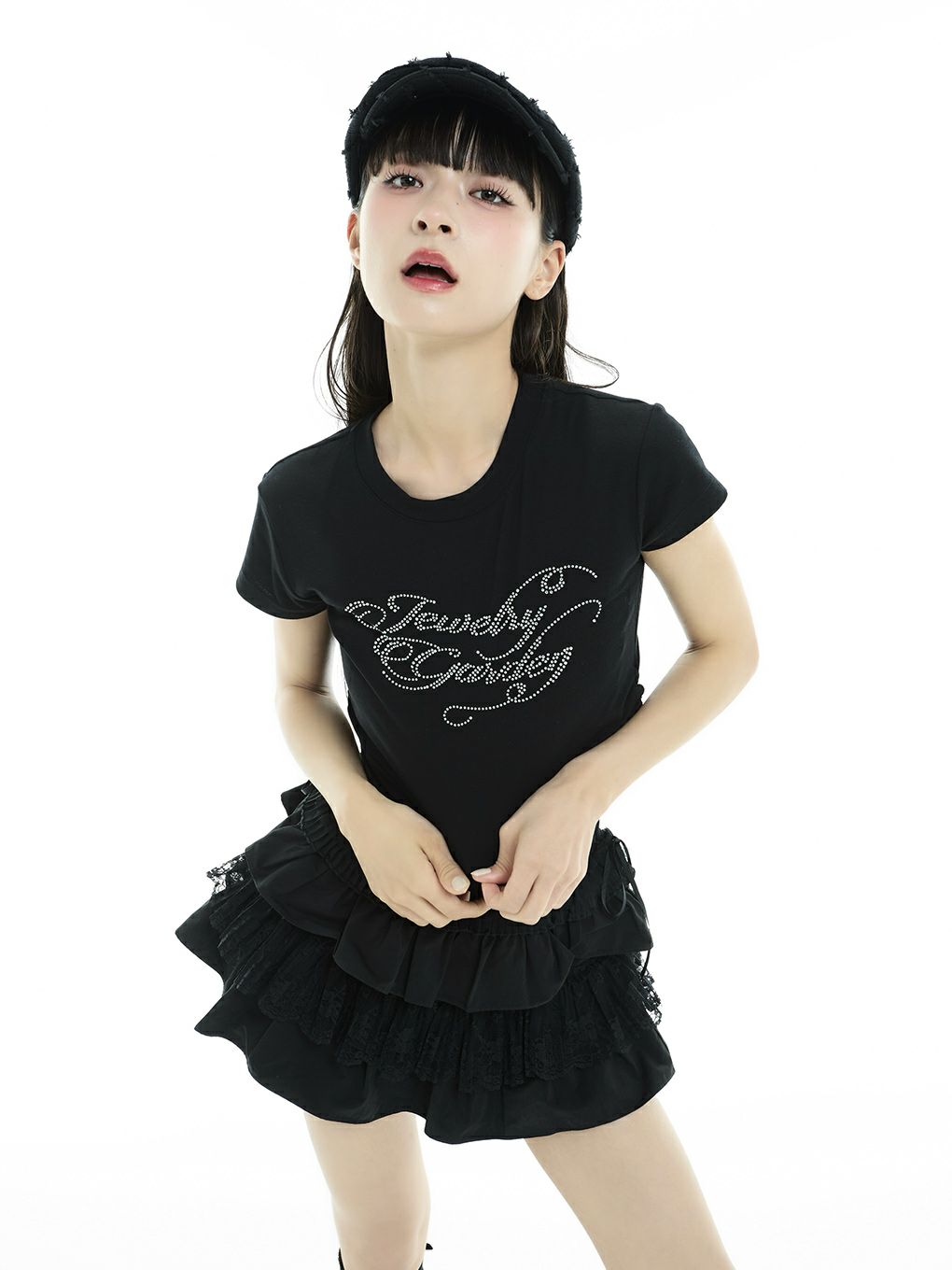 【BUBBLES】ビジューミニTEE