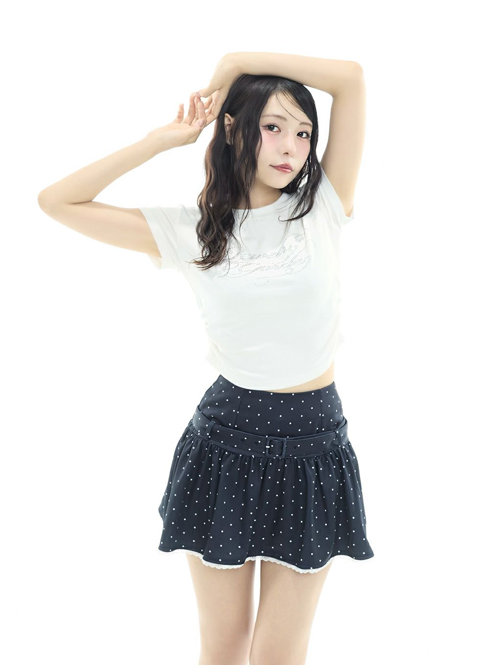 【BUBBLES】ビジューミニTEE