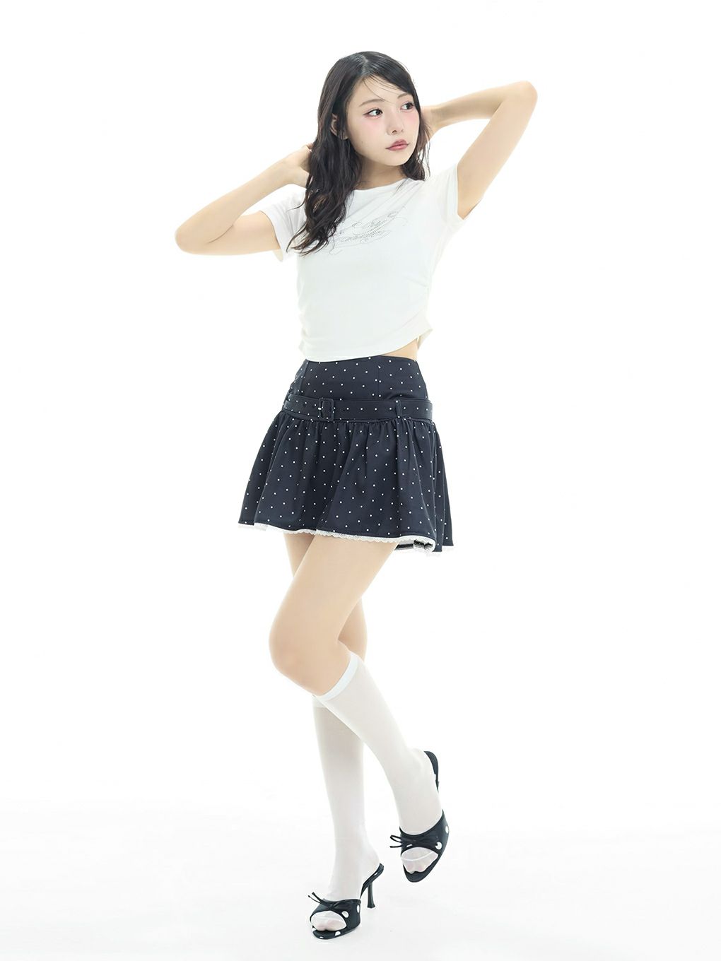 【BUBBLES】ビジューミニTEE