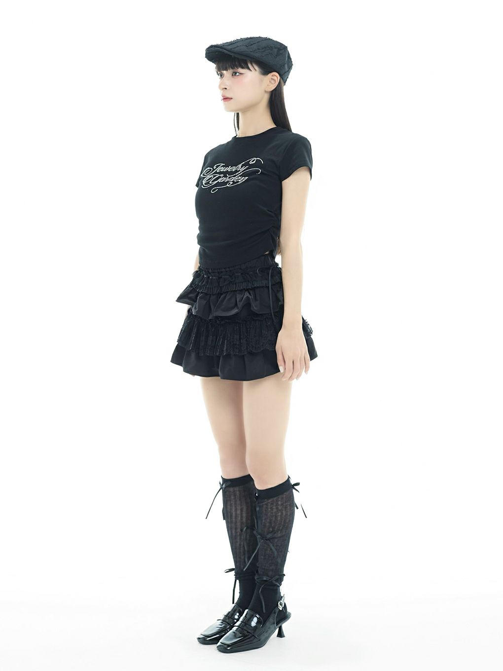 【BUBBLES】ビジューミニTEE