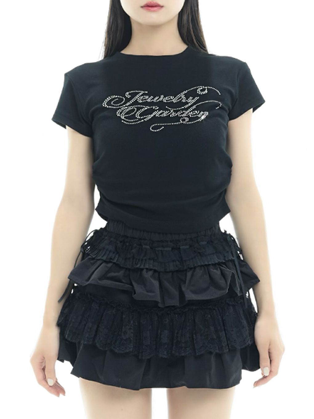 【BUBBLES】ビジューミニTEE